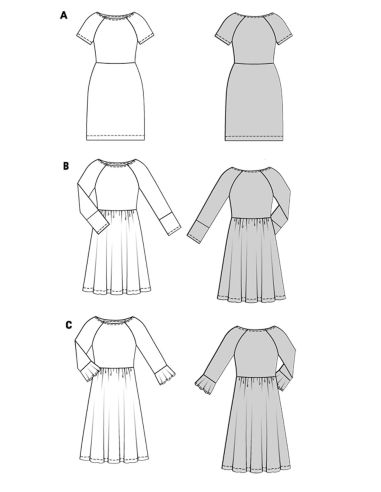 Patrón de vestido - Burda 5708