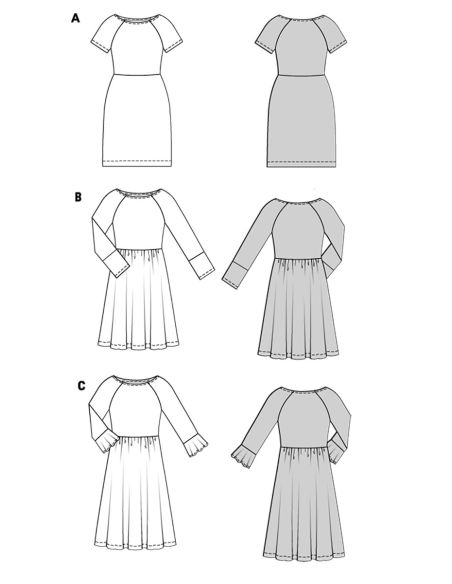 Patrón de vestido - Burda 5708