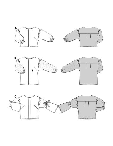 Patrón de blusa - Burda 5709
