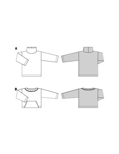 Patrón de blusa - Burda 5710