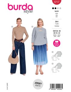 Patrón de camiseta - Burda 5717