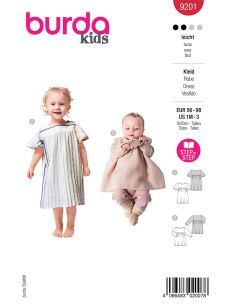Patrón de vestido - Burda 9201