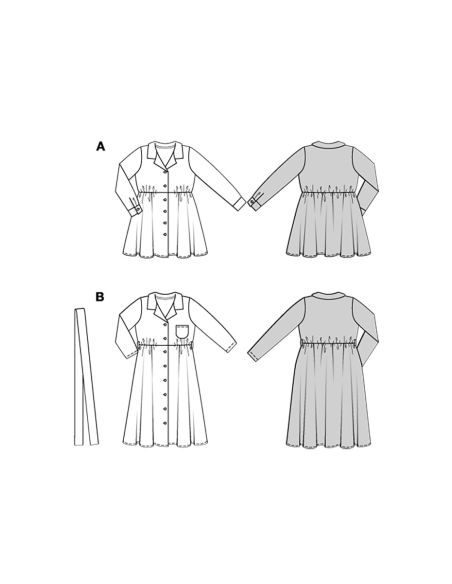 Patrón de vestido - Burda 9206