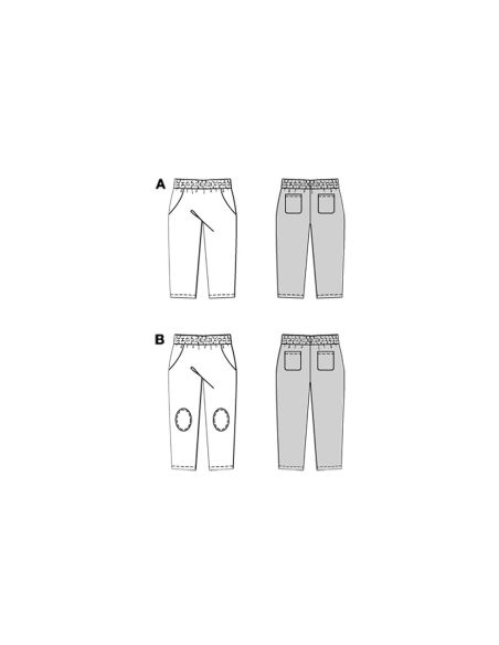 Patrón de pantalón - Burda 9208