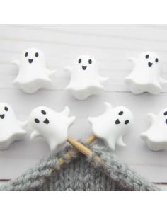 Tapones de malla para agujas de tejer - Fantasma 2