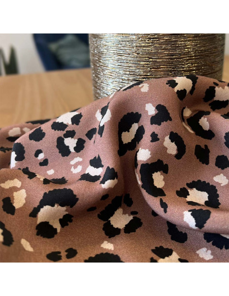 Tejido popelina de viscosa Mocha - My Dress Made