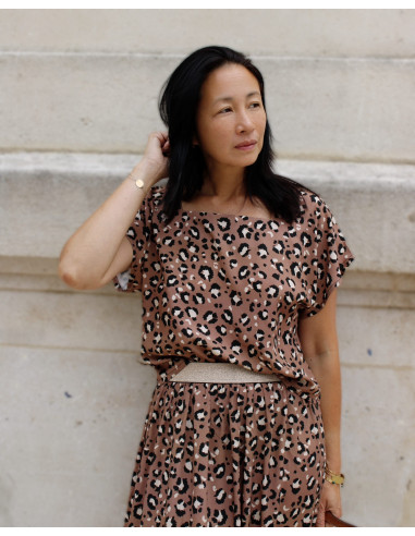 Tejido popelina de viscosa Mocha - My Dress Made