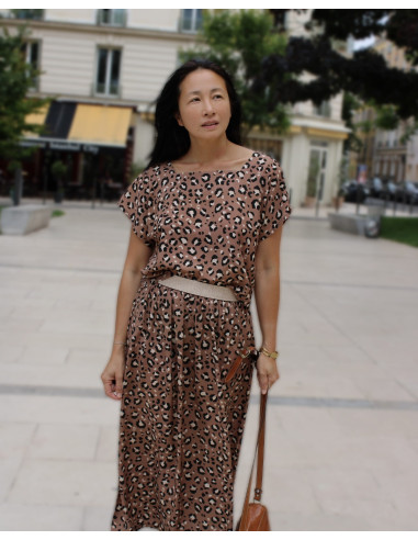 Tejido popelina de viscosa Mocha - My Dress Made