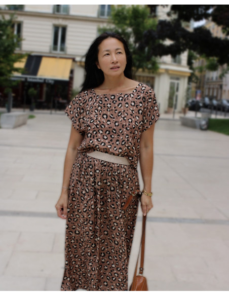 Tejido popelina de viscosa Mocha - My Dress Made
