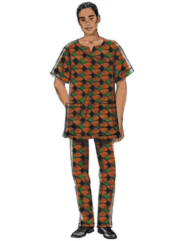 Patrón de abrigo, túnica y pantalón - Butterick 6534
