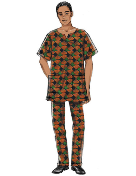 Patrón de abrigo, túnica y pantalón - Butterick 6534