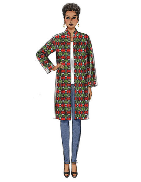 Patrón de abrigo, túnica y pantalón - Butterick 6534