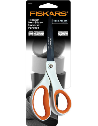 Tijeras universales antiadherentes de titanio Fiskars 21 cm