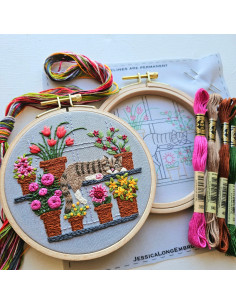 Kit broderie - Catnap 2