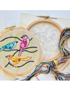 Kit de bordado - Birds of a Feather 2