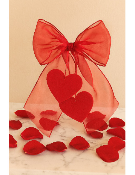 Tejido organza - Rojo
