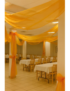 Tejido organza - Ocre 2