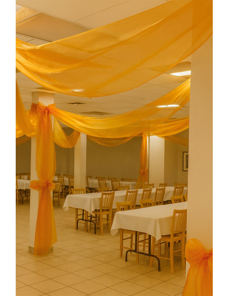 Tejido organza - Ocre