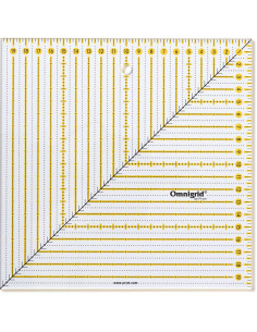 Regla de patchwork Omnigrid cuadrada 20 x 20 cm 2