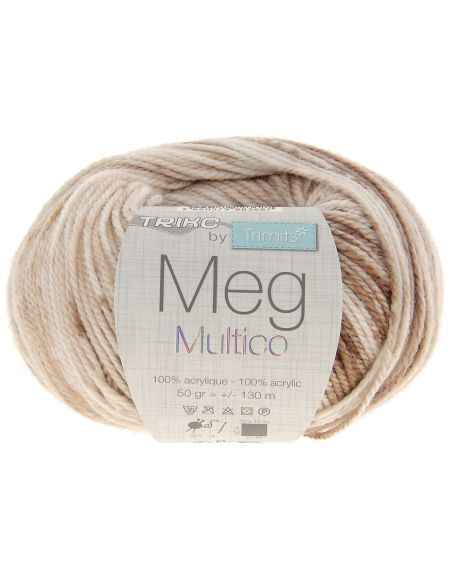 Hilo para tejer Meg Multico