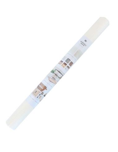 Rollo de papel vegano blanco - 50 x 100 cm