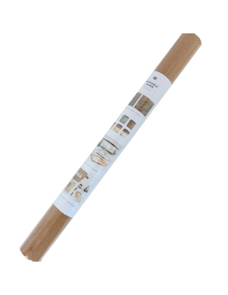 Rollo de papel vegano marrón - 50 x 100 cm