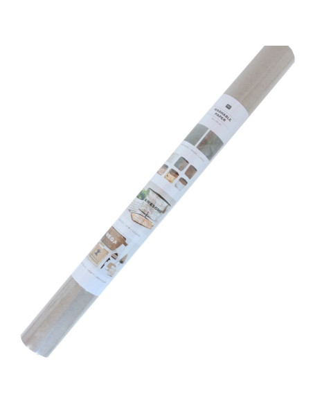 Rollo de papel vegano gris - 50 x 100 cm