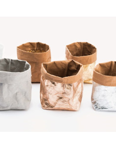 Rollo de papel vegano gris - 50 x 100 cm 2