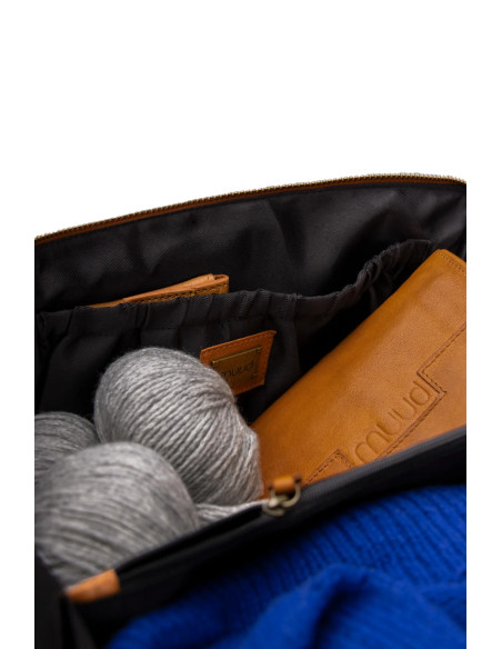 Bolso bandolera Muud Cleo midi - Whisky