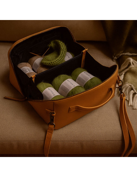 Bolso bandolera Muud Cleo midi - Whisky