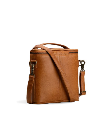 Bolsa de almacenamiento de cuero para tejido Muud Grace - Whisky