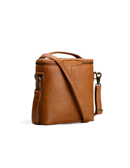 Bolsa de almacenamiento de cuero para tejido Muud Grace - Whisky
