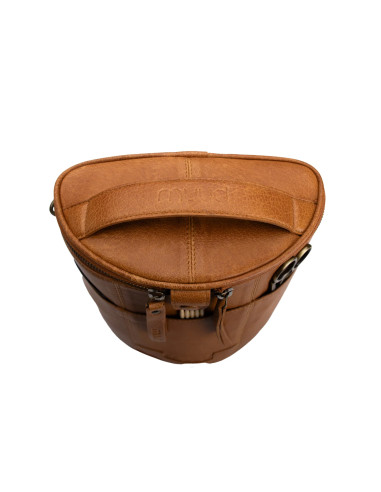 Bolsa de almacenamiento de cuero para tejido Muud Grace - Whisky