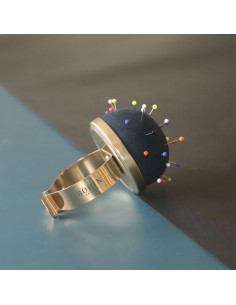 Pulsera porta alfileres Bohin - Negro 2