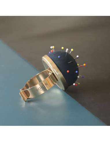 Pulsera porta alfileres Bohin - Negro