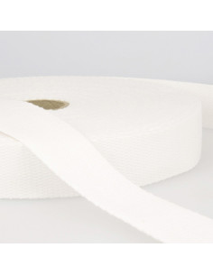 Correa de algodón para bolsas - Blanco