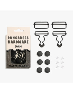 Kit de hebillas para petos - Negro mate