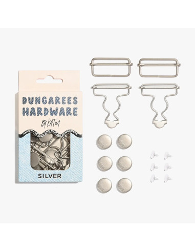 Kit de hebillas para petos - Plata