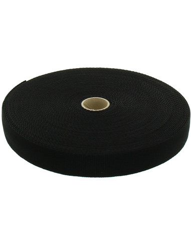 Correa de algodón para bolsas - Negro