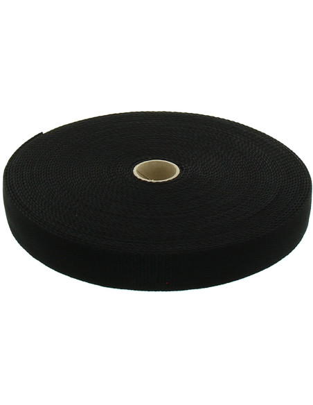 Correa de algodón para bolsas - Negro