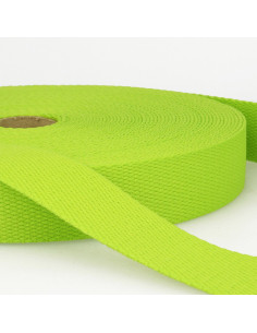 Correa de algodón para bolsas - Verde