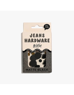 Kit de botones para jeans y remaches - Negro mate 2