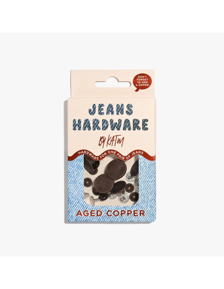 Kit de botones para jeans y remaches - Cobre