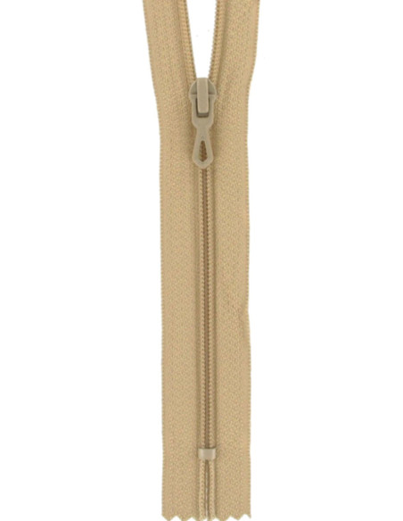 Cremallera de nylon - Beige antílope