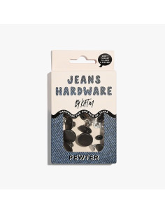 Kit de botones para jeans y remaches - Estaño 2