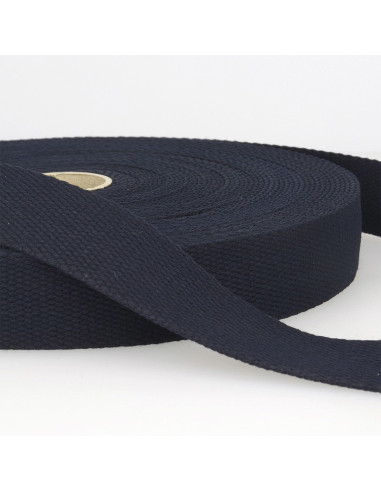 Correa de algodón para bolsas - Azul marino