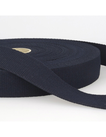 Correa de algodón para bolsas - Azul marino