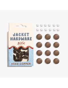 Kit de botones para chaquetas vaqueras - Cobre