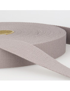 Correa de algodón para bolsas - Gris claro
