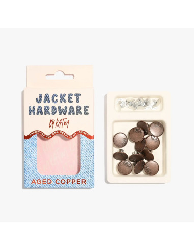 Kit de botones para chaquetas vaqueras - Cobre